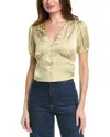 Paige Plie Top In Green