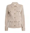 Paige Pocket-detail Stacey Jacket In Brown