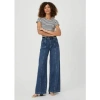 Paige Womens Bronx Portia Wide-leg High-rise Cotton-blend Jeans