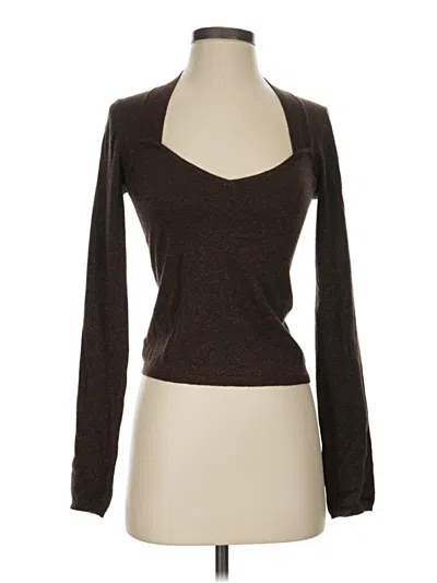 Pre-owned Paige Pullover Sweater In Brown