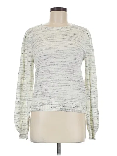 Pre-owned Paige Pullover Sweater In Silver