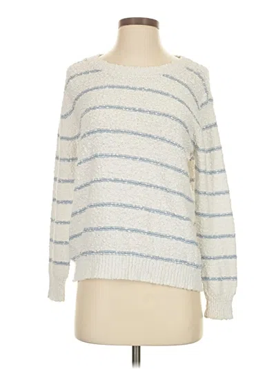 Pre-owned Paige Pullover Sweater In White