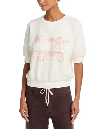 Paige Queenie Sweatshirt Top In White