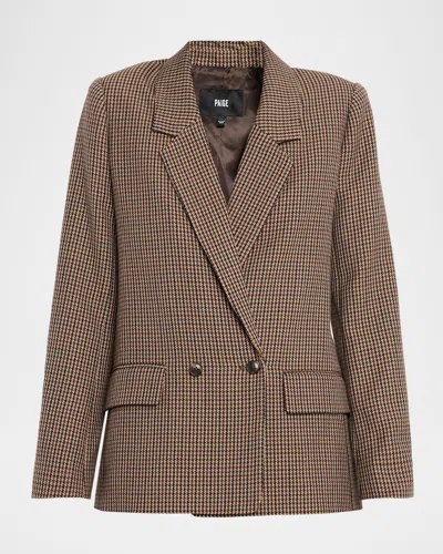 PAIGE QUENTIN HOUNDSTOOTH BLAZER