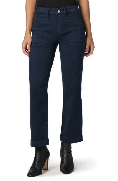 Paige Quincy Ankle Straight Leg Jeans In Blue