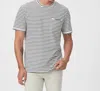 Paige Ramirez Tee In Marine Stripe Blue In Multi