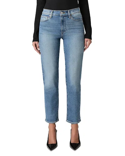 Paige Reece High Rise Slim Leg Ankle Jeans In Arches In Blue