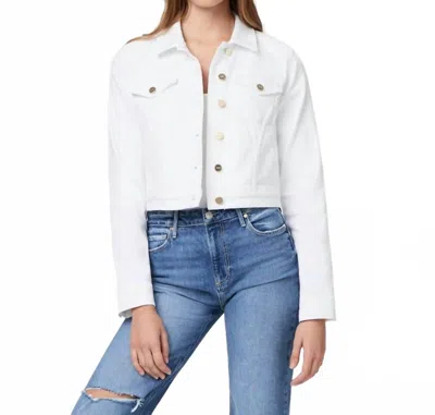 Paige Relaxed Vivienne Jacket In Crisp White