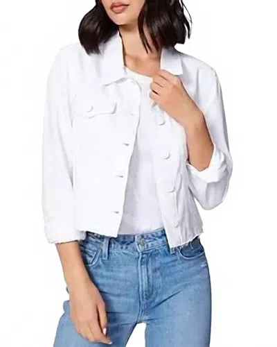 Paige Relaxed Vivienne Jacket In Crisp White