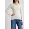 Paige Rhyse Rib Sweater In White