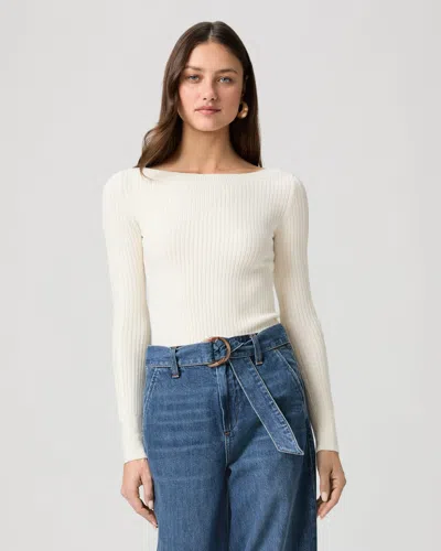 Paige Rhyse Sweater In White