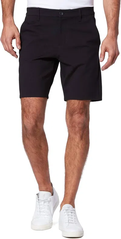 Paige Rickson Transcend Knit Tech Trouser Tailored Short In Black
