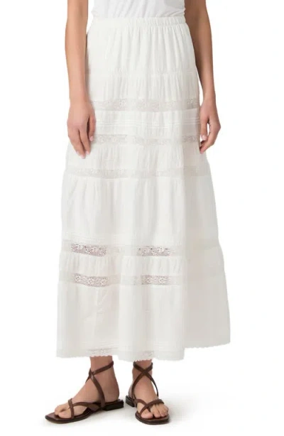 Paige Rivoli Lace Maxi Skirt In White