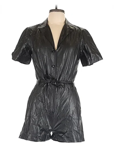 Pre-owned Paige Romper In Black