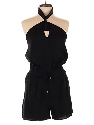 Pre-owned Paige Romper In Black