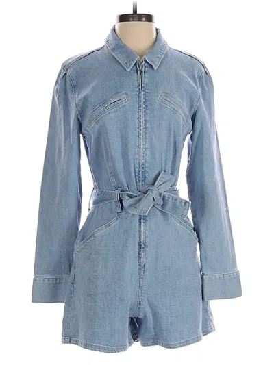 Pre-owned Paige Romper In Blue