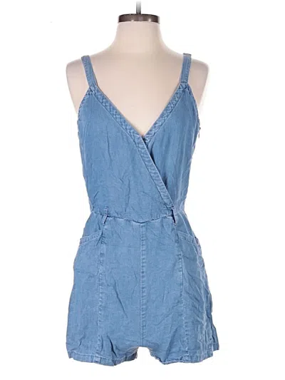 Pre-owned Paige Romper In Blue