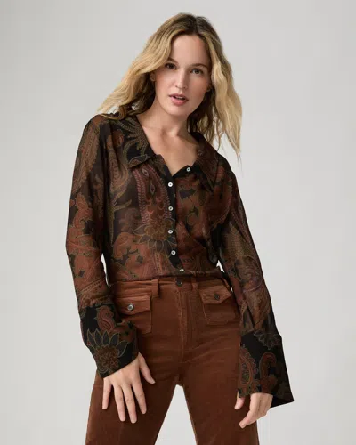 Paige Rosalinda Blouse In Black