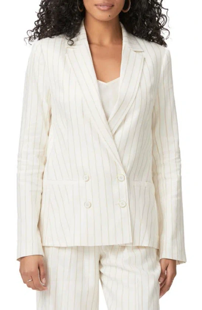 Paige Rosette Pinstripe Blazer In Afterglow Multi