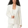 Paige Rosette Pinstripe Blazer In Multi