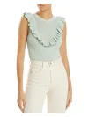 Paige Rosina Ruffle Pointelle Sweater In Multi