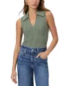 Paige Rossana Silk-blend Sweater Tank