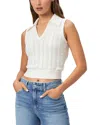 Paige Rossana Silk-blend Sweater Tank