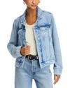 Paige Rowan Denim Trucker Jacket In Dorah