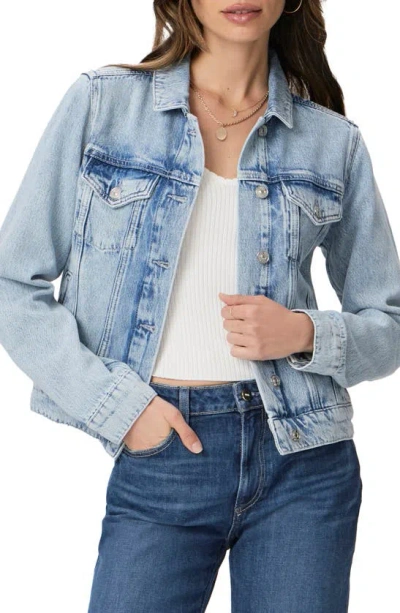 Paige Rowan Denim Trucker Jacket In Dorah