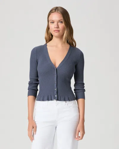 Paige Royce Cardigan In Blue