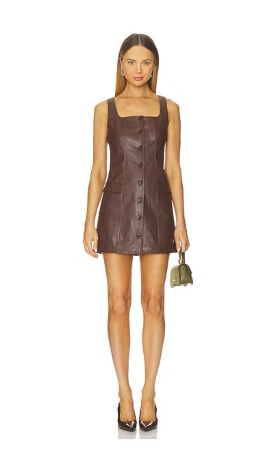 Paige Rubie Dress In Burgundy