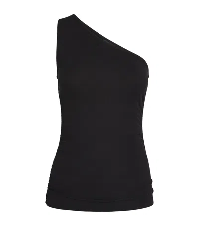 Paige Ruched Lucrecia Top In Black