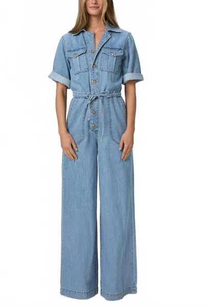 Paige Rumi Denim Jumpsuit In Serenity In Blue