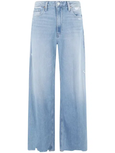 Paige Rumors Wide-leg Jeans In 蓝色
