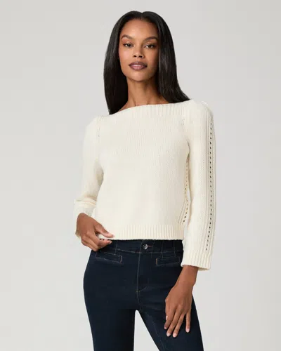 Paige Salvador Sweater In White