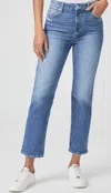 Paige Sarah Straight Ankle Jeans In Canyon Moon In Blue