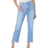 PAIGE SARAH STRAIGHT ANKLE JEANS IN CIANNA DESTRUCTED