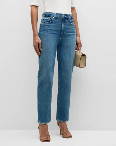 Paige Sarah Straight Ankle Jeans In Provocateur