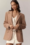 Paige Sarto Blazer Jacket In Beige