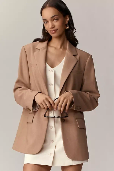 Paige Sarto Blazer Jacket In Beige