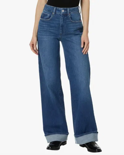 Paige Sasha 32" Cuff Jeans In Nadira In Multi