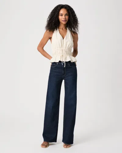 Paige Sasha 32 Inch Wide Leg Jean In White