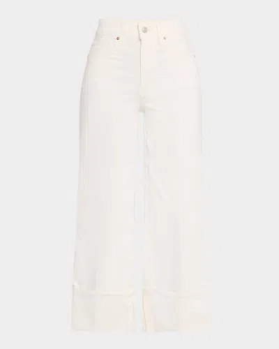 PAIGE SASHA ANKLE JEANS WITH WIDE CUFFS