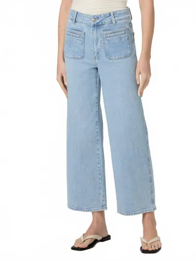 Paige Sasha Ankle Patch Pockets Jean In Olevia In Blue
