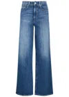 Paige Sasha High-rise Wide-leg Organic Cotton-blend Jeans In Blue
