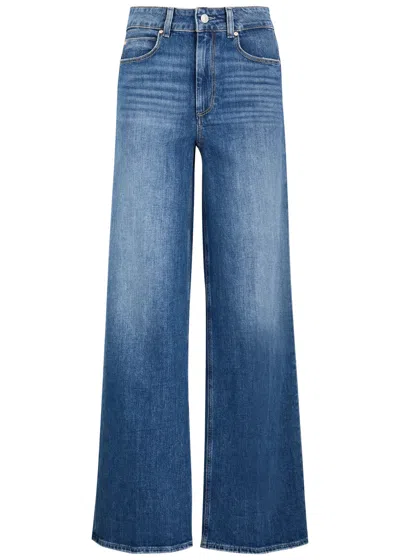PAIGE PAIGE SASHA DISTRESSED WIDE-LEG JEANS