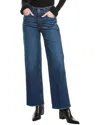 Paige Harper Distressed Wide-leg Jeans In Blue