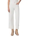 Paige Sasha Cuff High Waist Ankle Wide Leg Jeans In Tonal Ecru