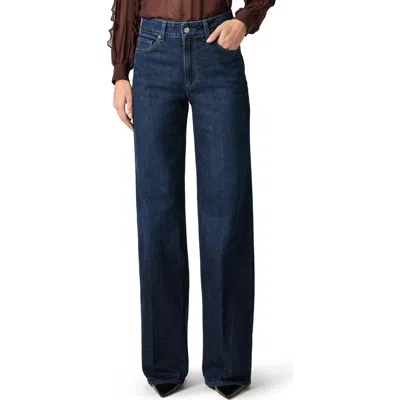 Paige Sasha High Waist Wide Leg Jeans In Blue