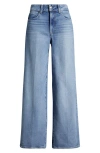 Paige Sasha High Waist Wide Leg Jeans In Walk Of Fame